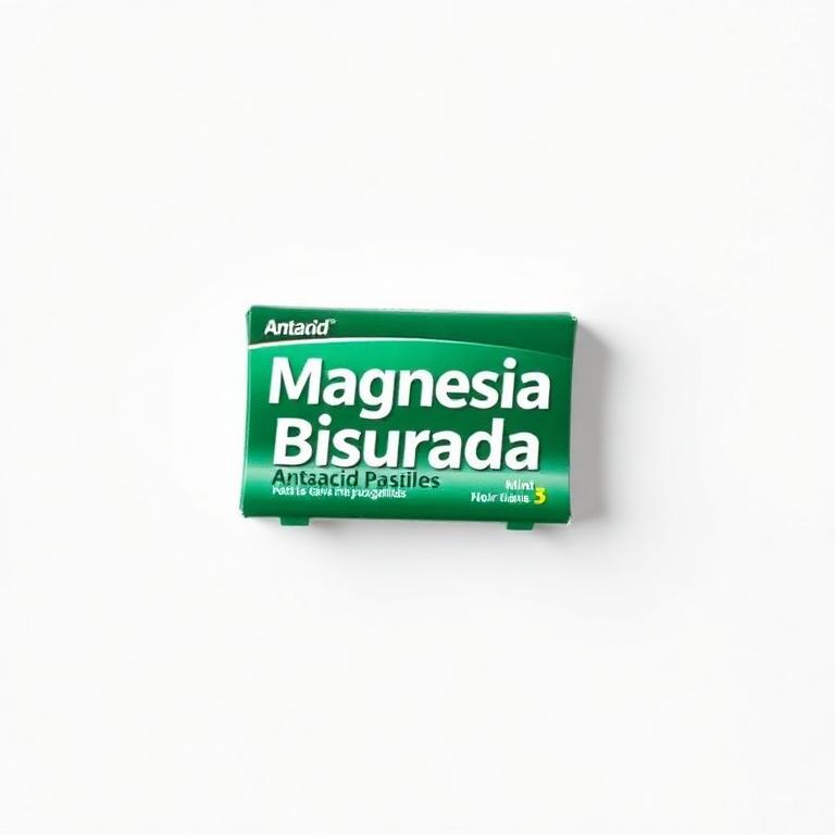 Magnésia Bisurada Sabor Menta 10 Pastilhas